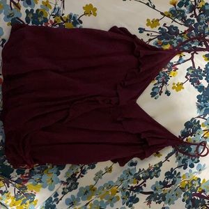Maroon tank top from Aeropostale